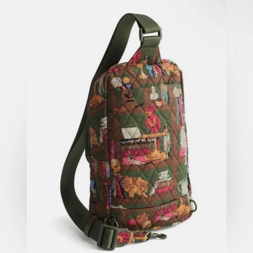 Vera Bradley x Harry Potter Lorman Hogwarts Library Sling Shoulder Bag NWT